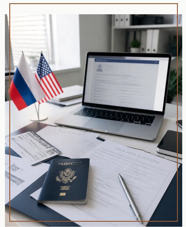 Оформление визы в США для туристов и бизнеса в Губахе