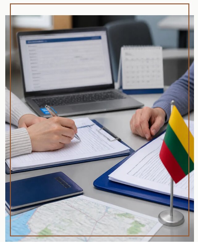 Профессиональное оформление визы в Литву для поездки в Губахе